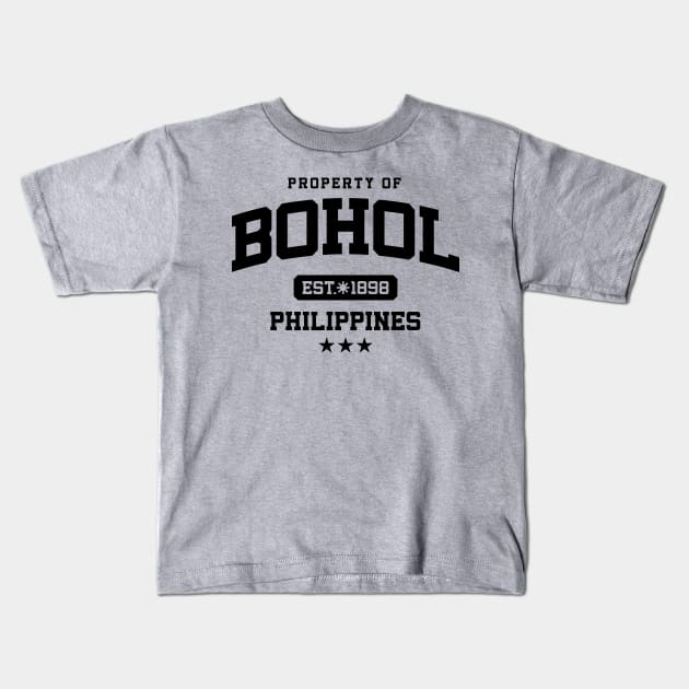 Bohol - Property of the Philippines Shirt Kids T-Shirt by pinoytee